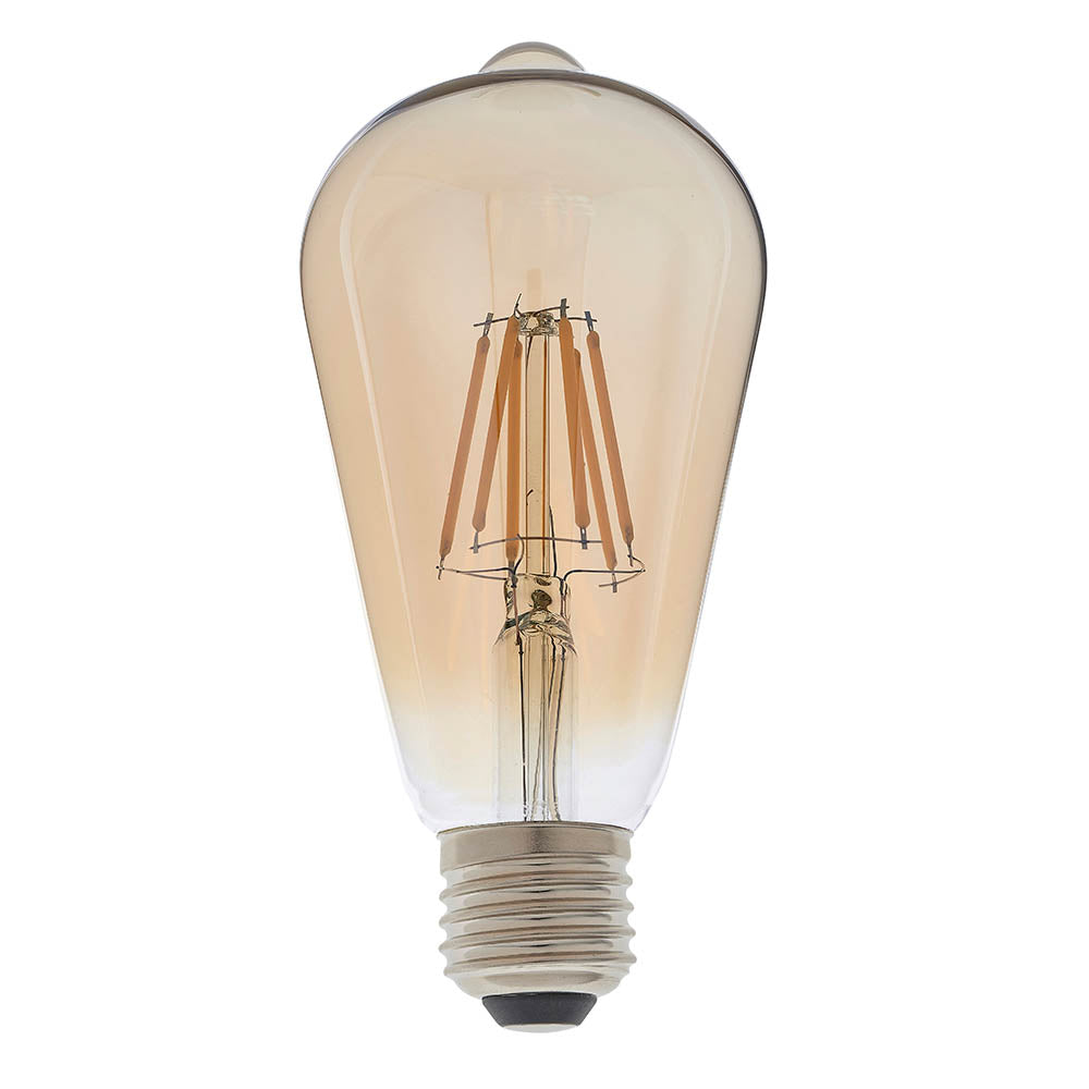Endon E27 LED Light Bulb Filament Elongated Vintage Dimmable