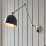 Endon Lehal Wall Light Polished Nickel from Amos Lighting + Home