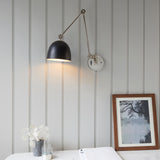 Endon Lehal Wall Light Polished Nickel from Amos Lighting + Home