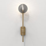 Astro Tacoma Single Grande Antique Brass Bathroom Wall Light