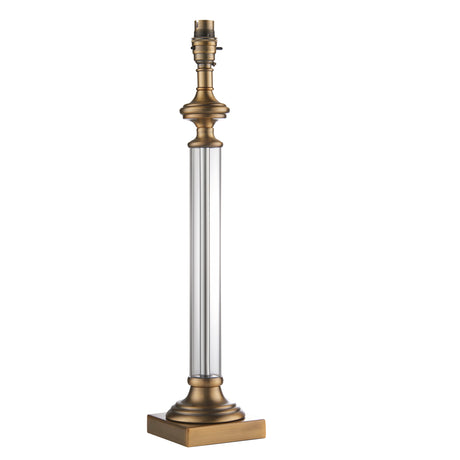 Endon Avebury Table Lamp Antique Brass from Amos Lighting + Home