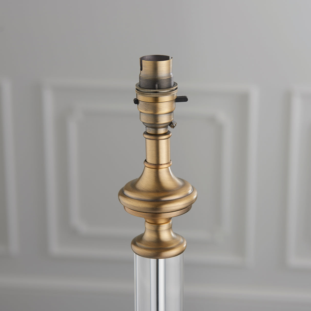 Endon Avebury Table Lamp Antique Brass from Amos Lighting + Home