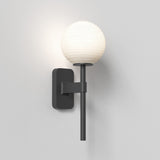 Astro Tacoma Single Matt Black Bathroom Wall Light