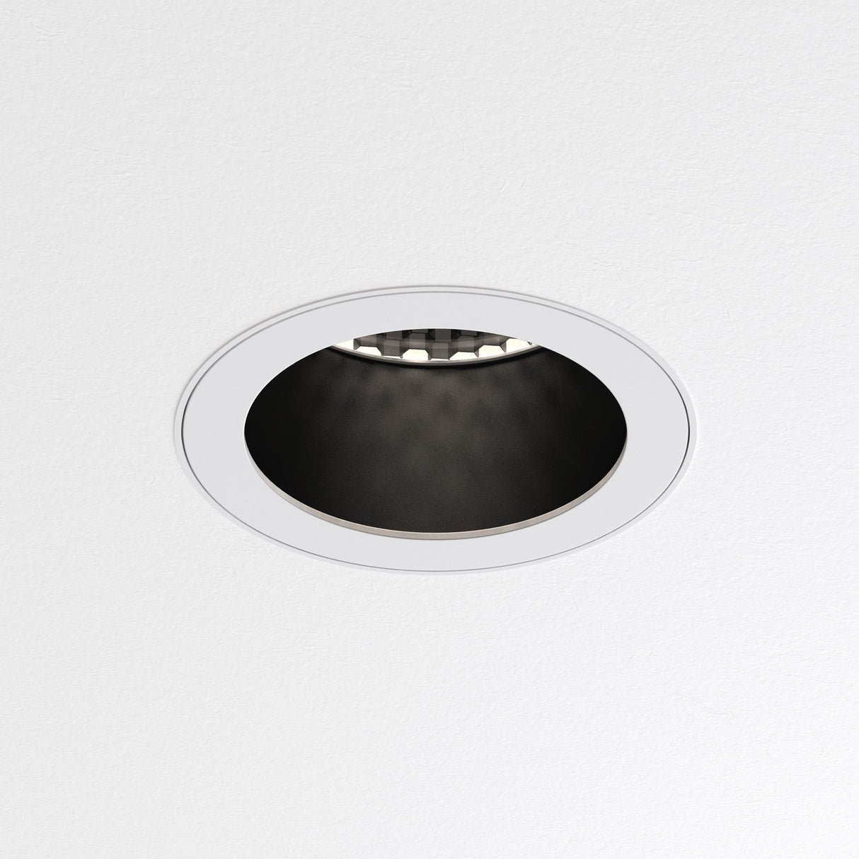 Astro Pinhole Slimline Round Flush Fixed Fire-Rated IP65 Matt White Bathroom Downlight