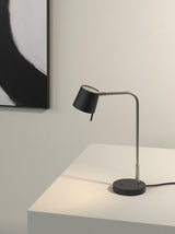 Astro Miura Desk Lamp Base USB Matt Nickel Interior Table Light
