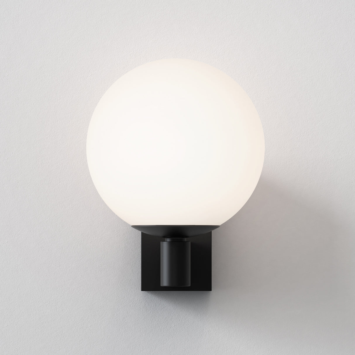 Astro Sagara Matt Black Bathroom Wall Light