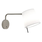 Astro Mitsu Swing Arm Base Matt Nickel Interior Wall Light