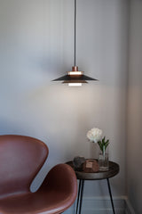 Halo Design Rivoli Pendant Ø40 Black & Copper