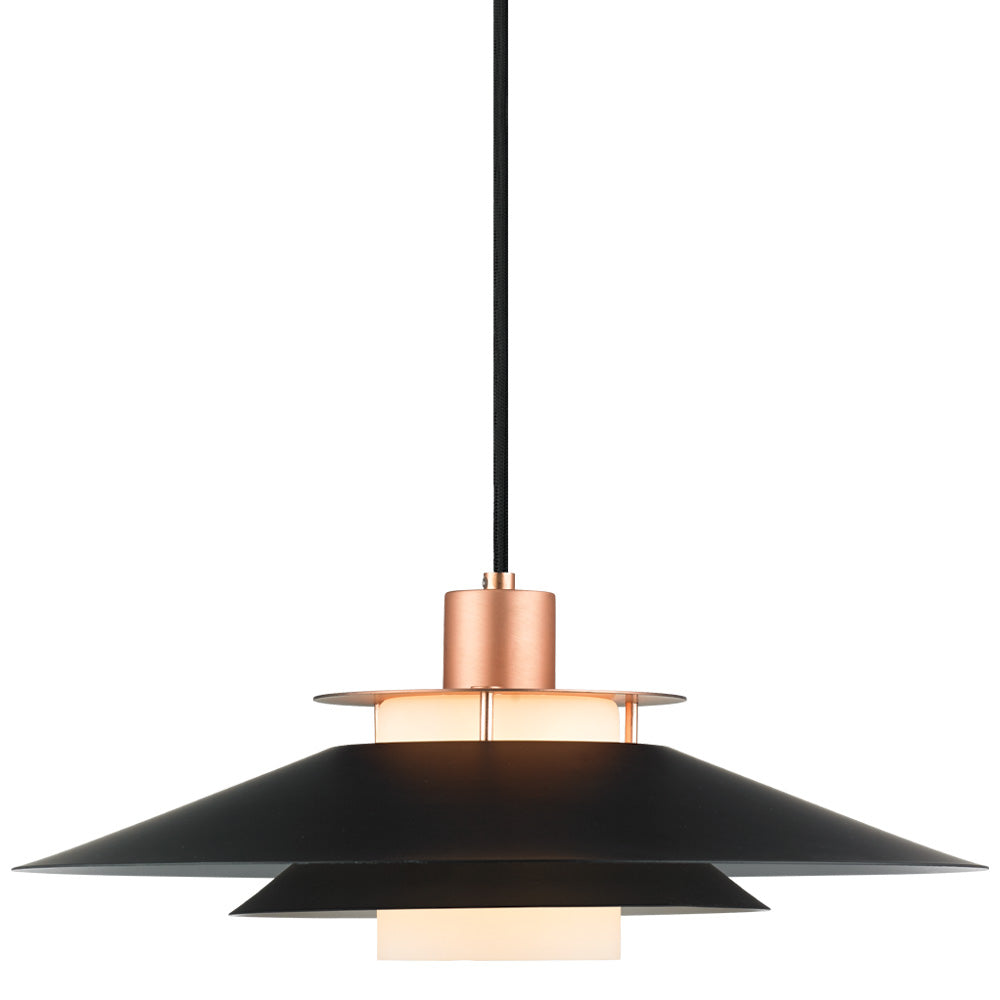 Halo Design Rivoli Pendant Ø40 Black & Copper