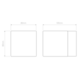 Astro Cube Polished Chrome Bathroom Wall Light
