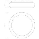 Astro Altea 300 Polished Chrome Bathroom Ceiling Light