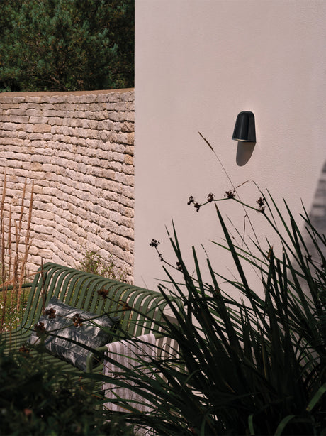 Astro Mast Light Gloss Glaze Black Coastal Wall Light