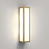 Astro Salerno Natural Brass Outdoor Wall Light