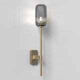 Astro Tacoma Single Grande Antique Brass Bathroom Wall Light