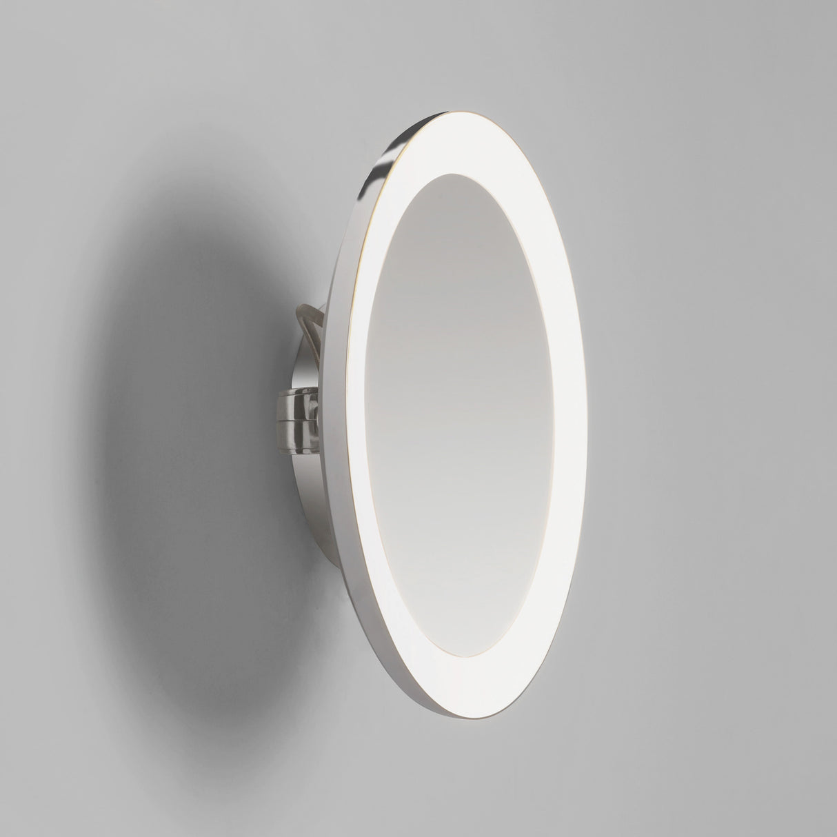 Astro Mascali Round LED Polished Chrome Bathroom Magnifying Mirror