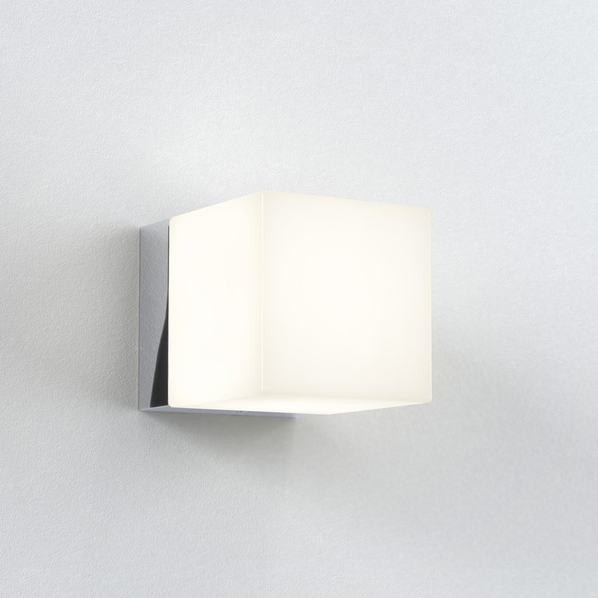 Astro Cube Polished Chrome Bathroom Wall Light