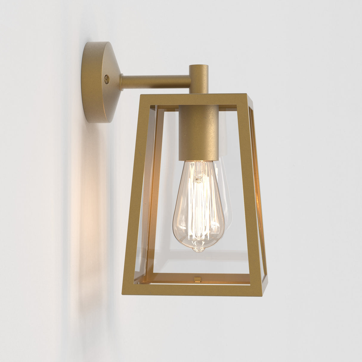 Astro Calvi Wall 215 Antique Brass Outdoor Wall Light