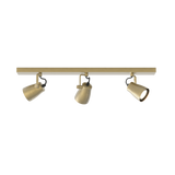 Astro Juno Triple Bar Matt Brushed Brass Interior Spotlight