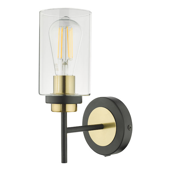 Dar Abel Wall Light Black & Gold –  from Amos Lighting + Home