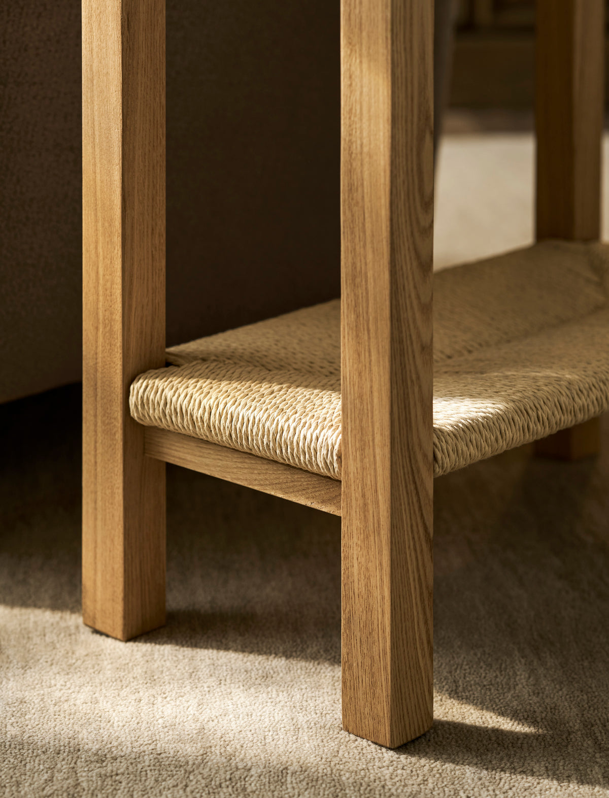 Garden Trading Ashcott Side Table Ash Wood, Natural