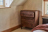 Nkuku Anbu Acacia Chest of Drawers Washed Walnut