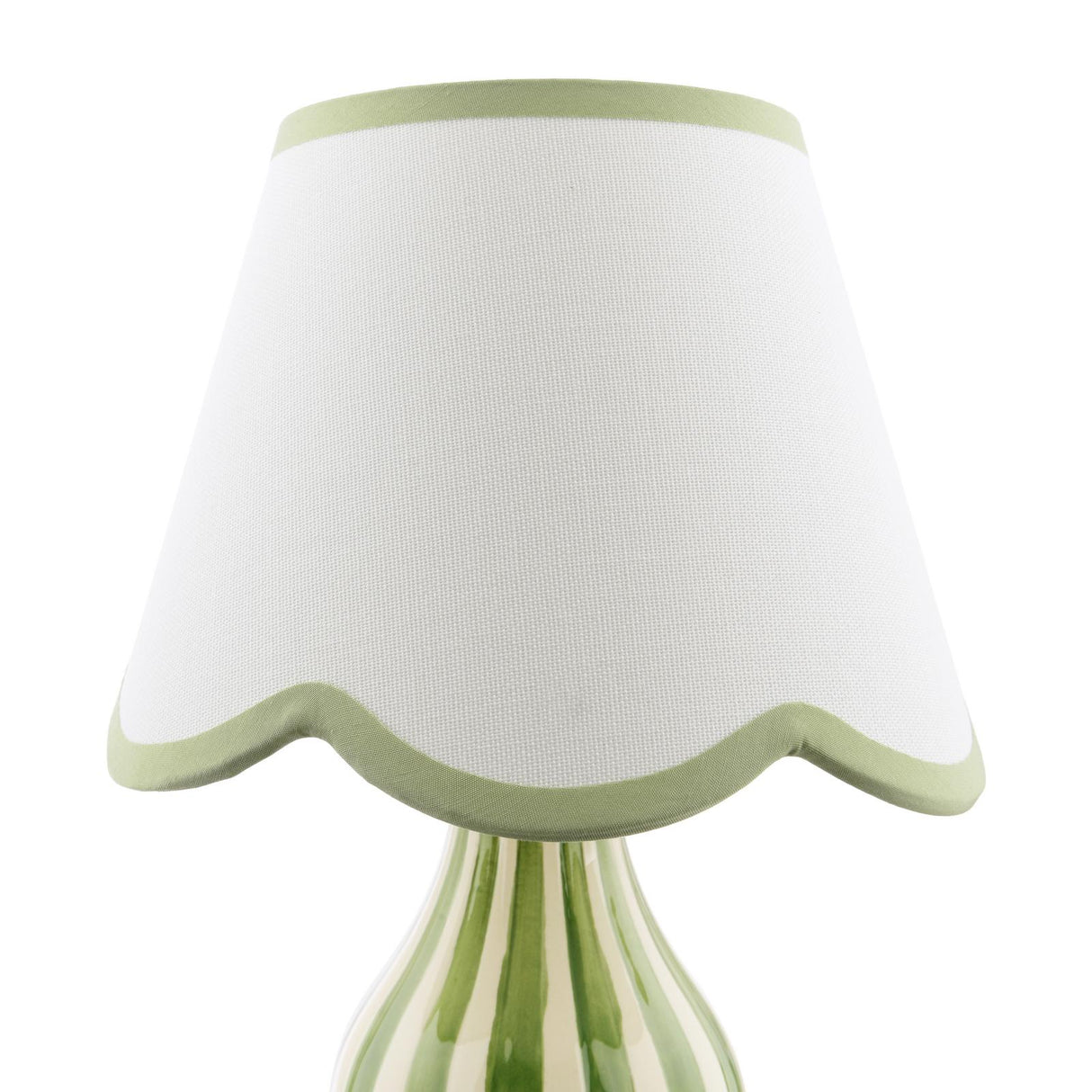 Dar Aimee Twin Pack Table Lamp Green Ceramic With Shade