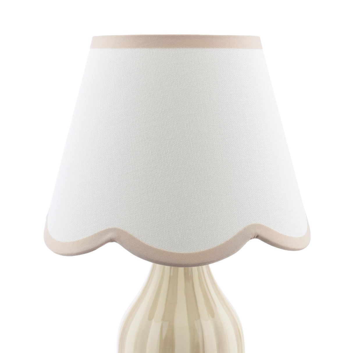 Dar Aimee Twin Pack Table Lamp Taupe Ceramic With Shade