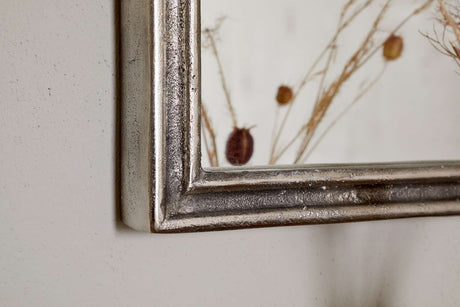 Nkuku Almora Wall Mirror Antique Nickle Small