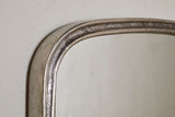 Nkuku Almora Wall Mirror Antique Nickle Small