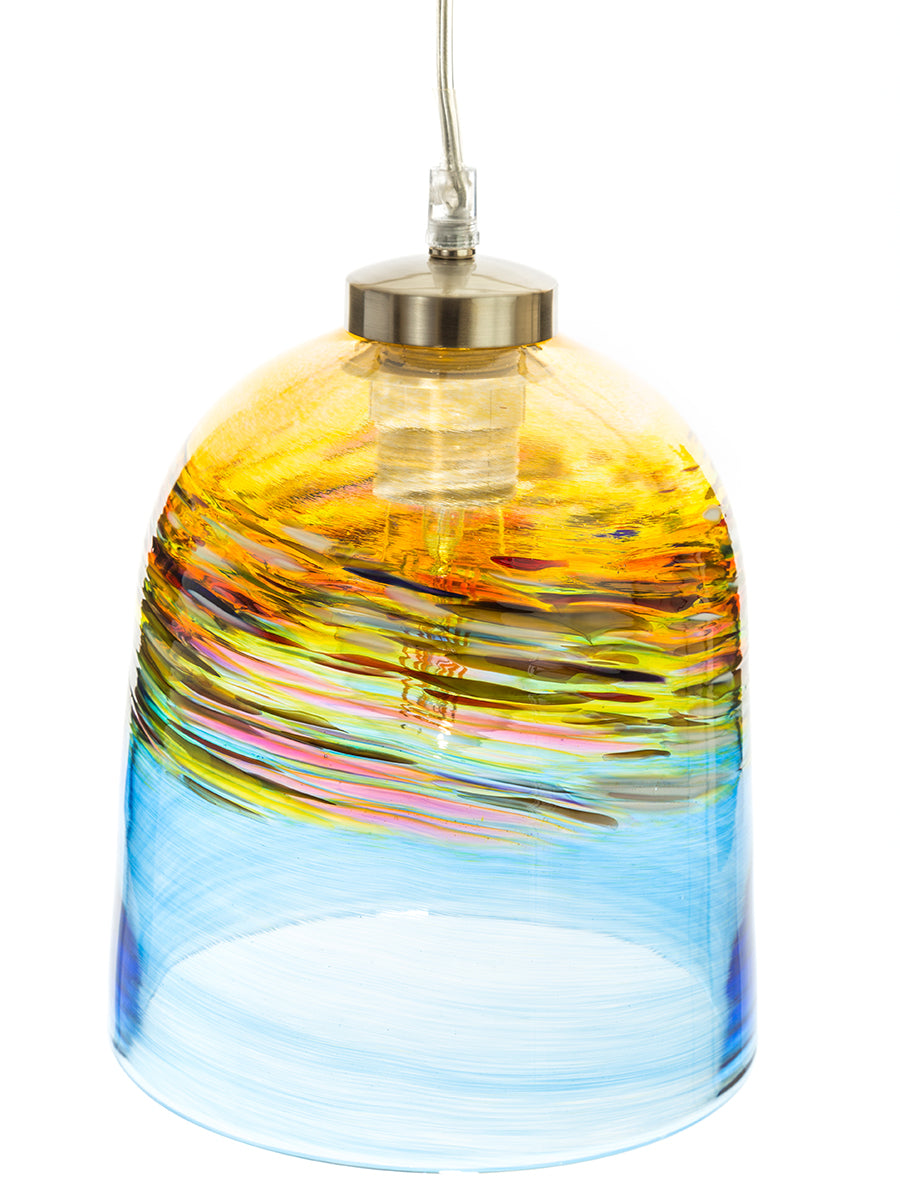 Teign Valley Glass Large Pendant Pebble –  from Amos Lighting + Home