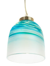 Teign Valley Glass Wave Pendant Small Frosted Glass –  from Amos Lighting + Home