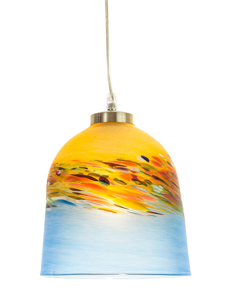 Teign Valley Glass Large Pendant Pebble Frosted Glass –  from Amos Lighting + Home