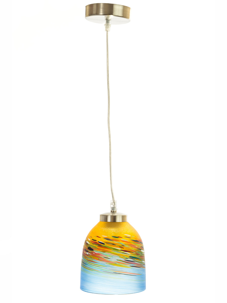 Teign Valley Glass Small Pendant Pebble Frosted Glass –  from Amos Lighting + Home