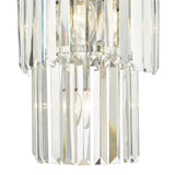 Dar Gold Collection Angel 6 Light Wall Light Polished Chrome Crystal –  from Amos Lighting + Home