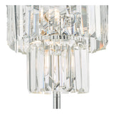 Dar Gold Collection Angel Table Lamp Polished Chrome Crystal –  from Amos Lighting + Home