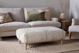 Nkuku Aranya Upholstered Ottoman Natural