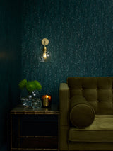 David Hunt Apollo Wall Light Butter Brass and Glass
