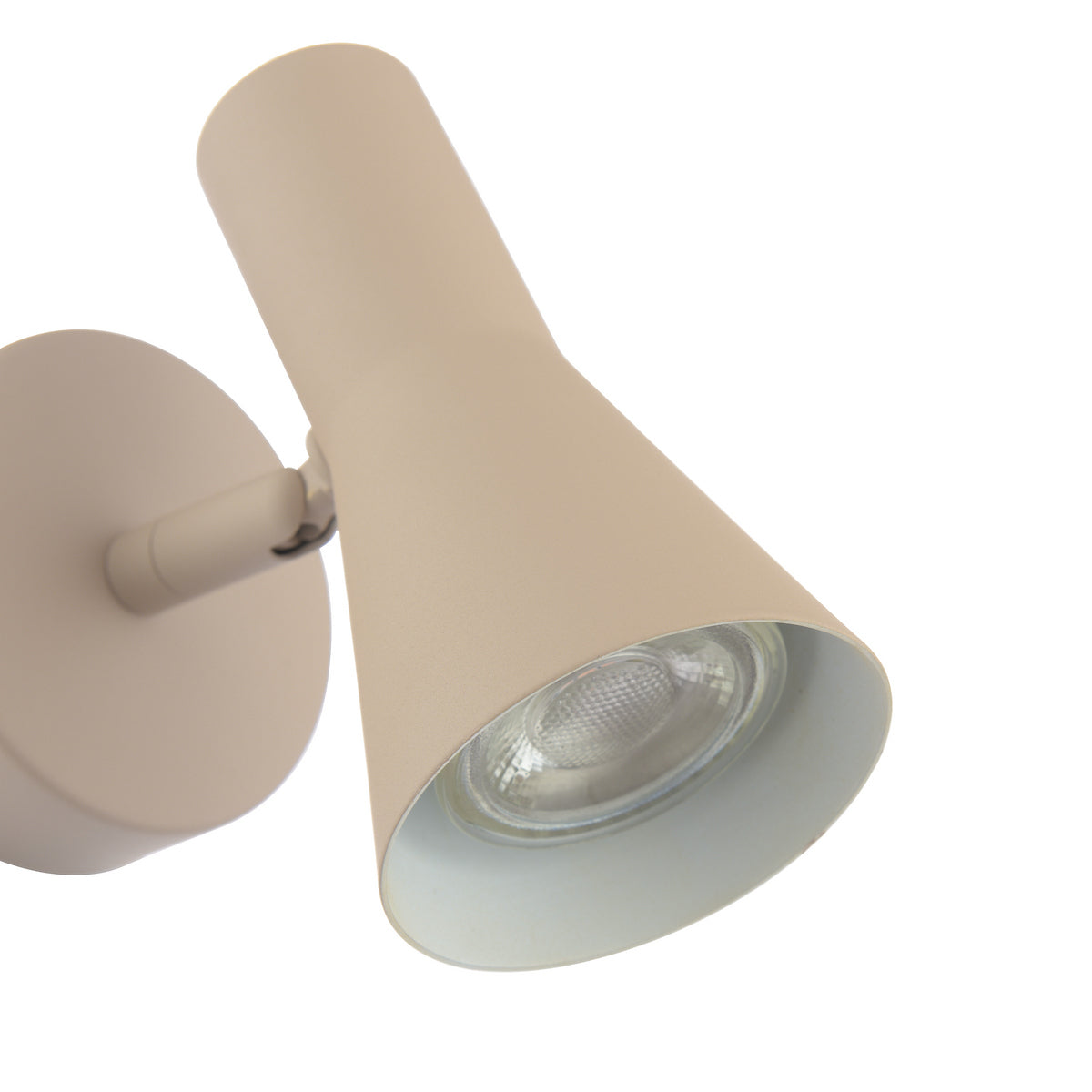 Dar Arnel Single Spotlight Satin Taupe