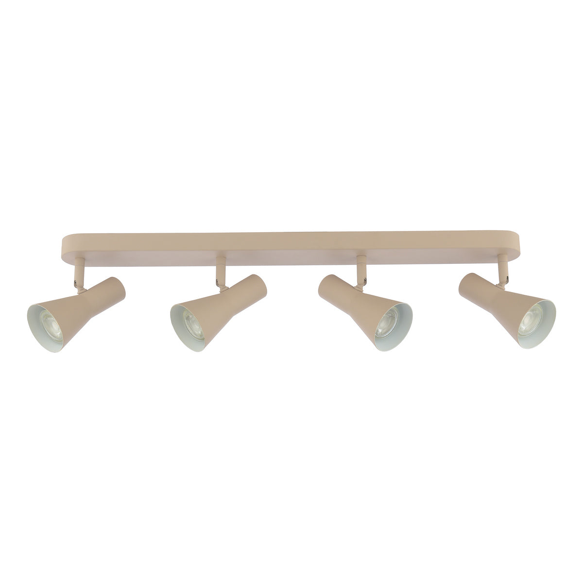 Dar Arnel 4 Light Bar Spotlight Satin Taupe