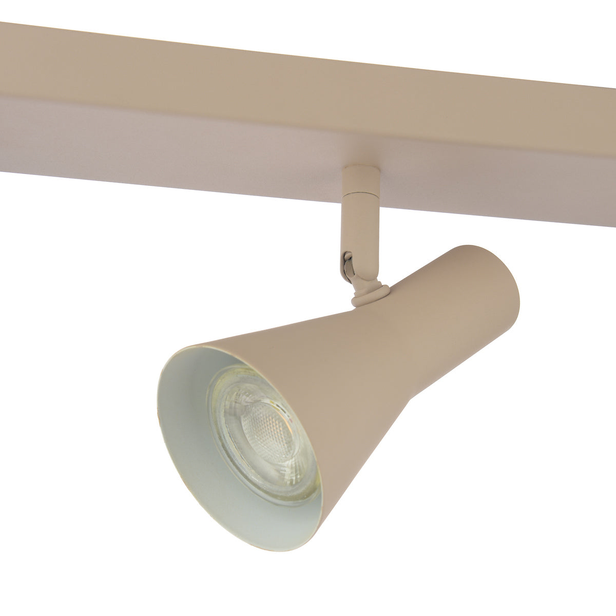 Dar Arnel 4 Light Bar Spotlight Satin Taupe