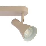 Dar Arnel 4 Light Bar Spotlight Satin Taupe