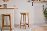 Nkuku Ambi Wooden Tall Stool Natural