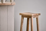 Nkuku Ambi Wooden Tall Stool Natural