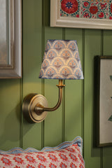 Joules Apsley Rechargeable LED Wall Light With Blue Shade