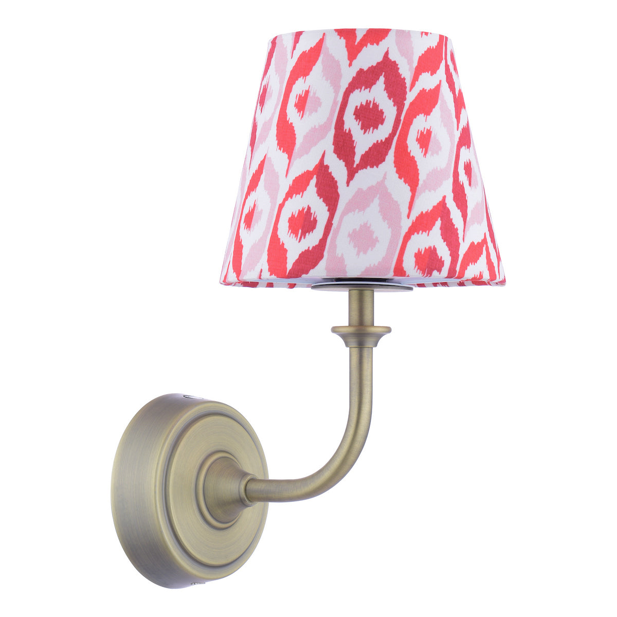 Joules Apsley Rechargeable LED Wall Light With Red Shade