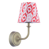 Joules Apsley Rechargeable LED Wall Light With Red Shade
