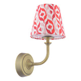 Joules Apsley Rechargeable LED Wall Light With Red Shade