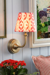 Joules Apsley Rechargeable LED Wall Light With Red Shade