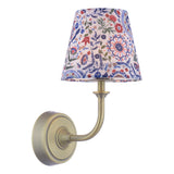 Joules Apsley Rechargeable LED Wall Light With Multi Coloured Floral Shade