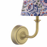 Joules Apsley Rechargeable LED Wall Light With Multi Coloured Floral Shade